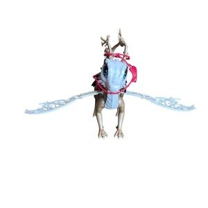 Mattel 2015 Flying Dragon Toy  - Red and Brown